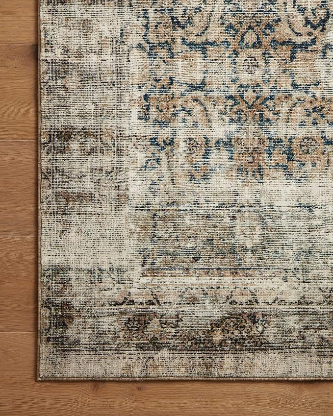 Loloi Amber Lewis Morgan Collection MOG-02 Navy/Sand 7'-3" x 9'-3" 38" Thick - Image 9