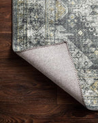 Loloi Skye Collection SKY-09 Graphite/Silver 7' x 9' Oval Area Rug - Image 8