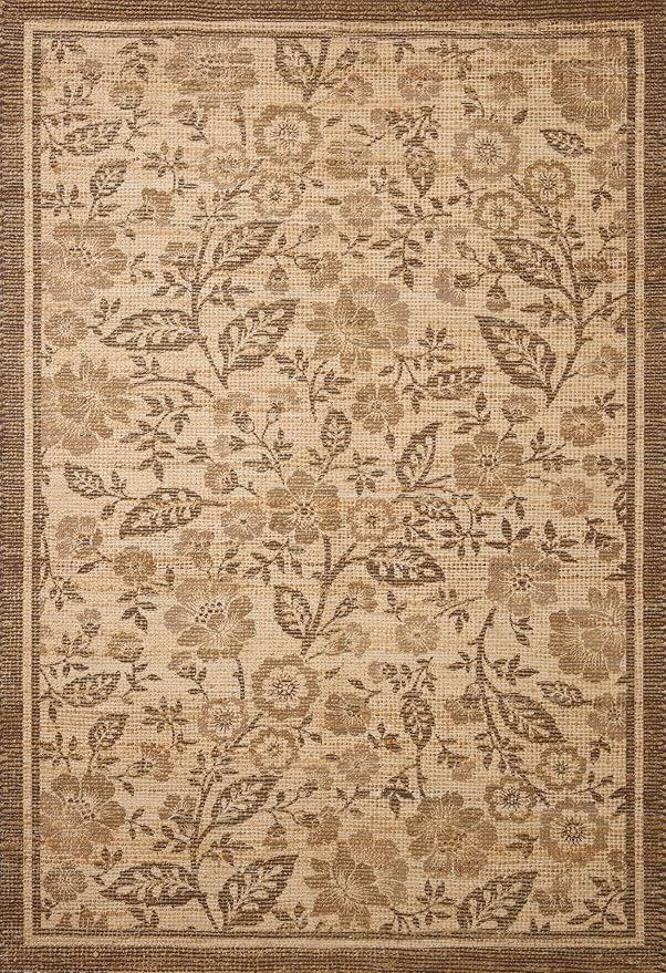 Loloi Chris Loves Julia Rue Collection RUE-03 Bark/Mocha 2'-3" x 3'-9" Accent - Image 2