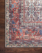 Loloi Layla Collection LAY-12 Ivory/Brick 9'-0" x 12'-0" .13" Thick Area Rug - Image 7