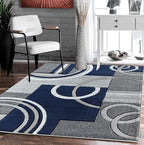 GLORY RUGS Area Rug Modern Soft Hand Carved Contemporary Floor Carpet by GLORYRUGS