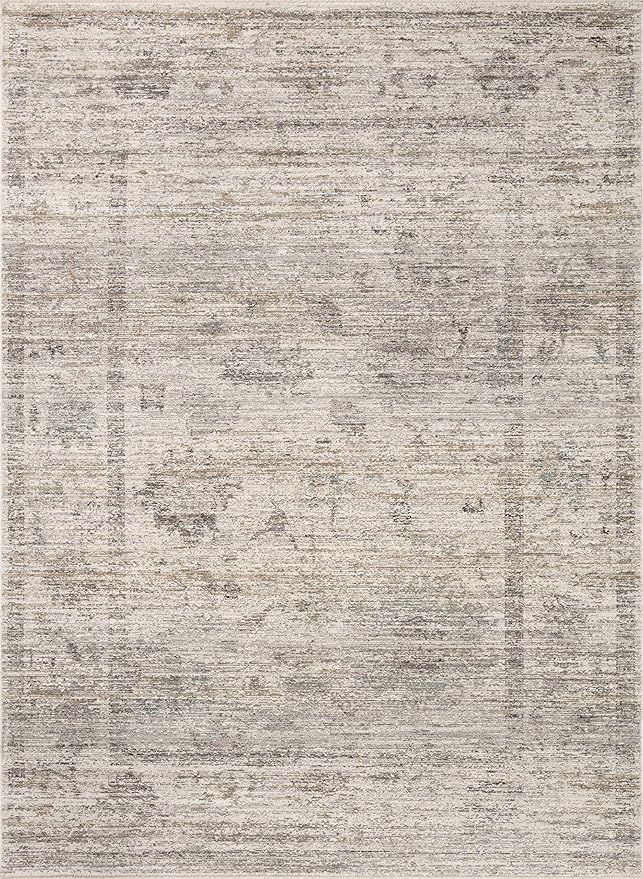 Loloi Magnolia Home by Joanna Gaines Millie Collection MIE-01 Silver/Dove 2'-7" - Image 3