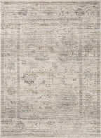 Loloi Magnolia Home by Joanna Gaines Millie Collection MIE-01 Silver/Dove 2'-7" - Image 3