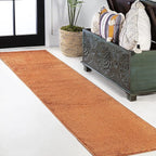 Eyely UES100M-216 Supersoft Haze Solid Low-Pile Indoor Runner Rug, Minimalist by eyely