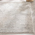 Well Woven Ezio Beige Tribal Geometric Distressed High-Lo Pile Area Rug 5x7 by WellWovenRugs