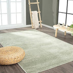 Eyely UES100O-5 Supersoft Haze Solid Low-Pile Indoor Area Rug - Image 6