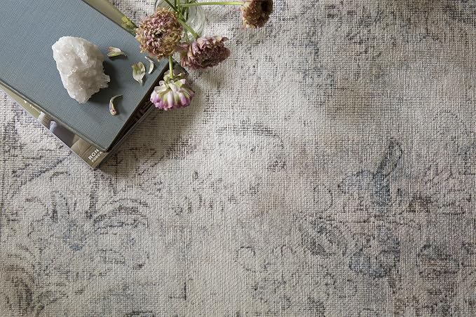 Loloi Loren Collection LQ-04 Silver/Slate 5'-0" x 7'-6" Area Rug - Image 10