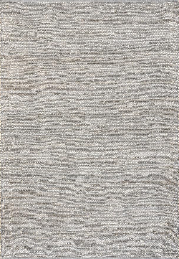 nuLOOM 10x14 Elfriede Jute & Cotton Hand Woven Area Rug, Solid Rustic Farmhouse - Image 3