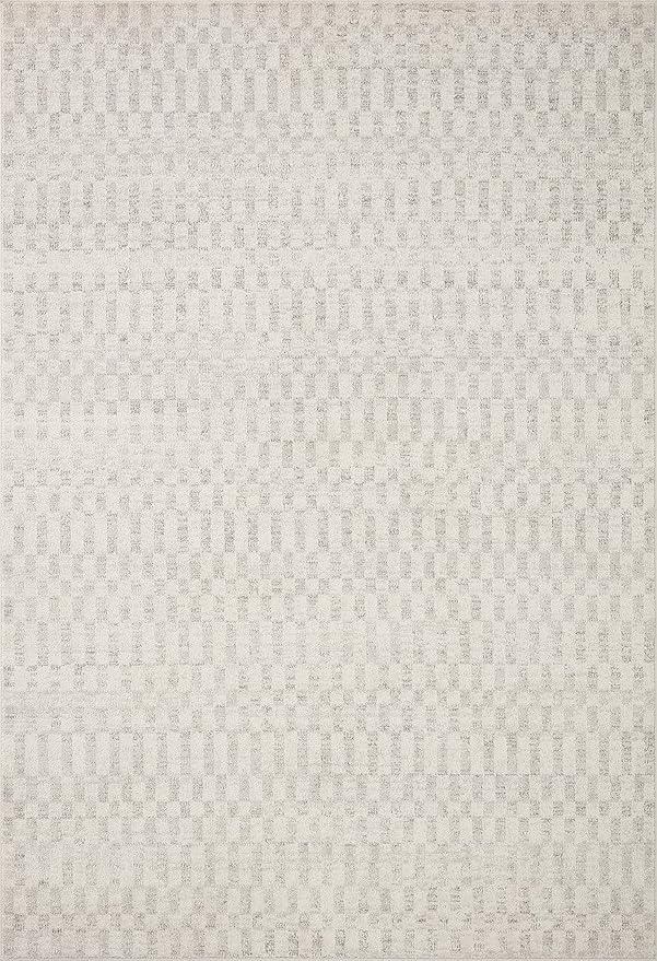 Loloi Kamala Collection KAM-05 Ivory/Grey 4'-0" x 6'-0" Accent Rug - Image 3