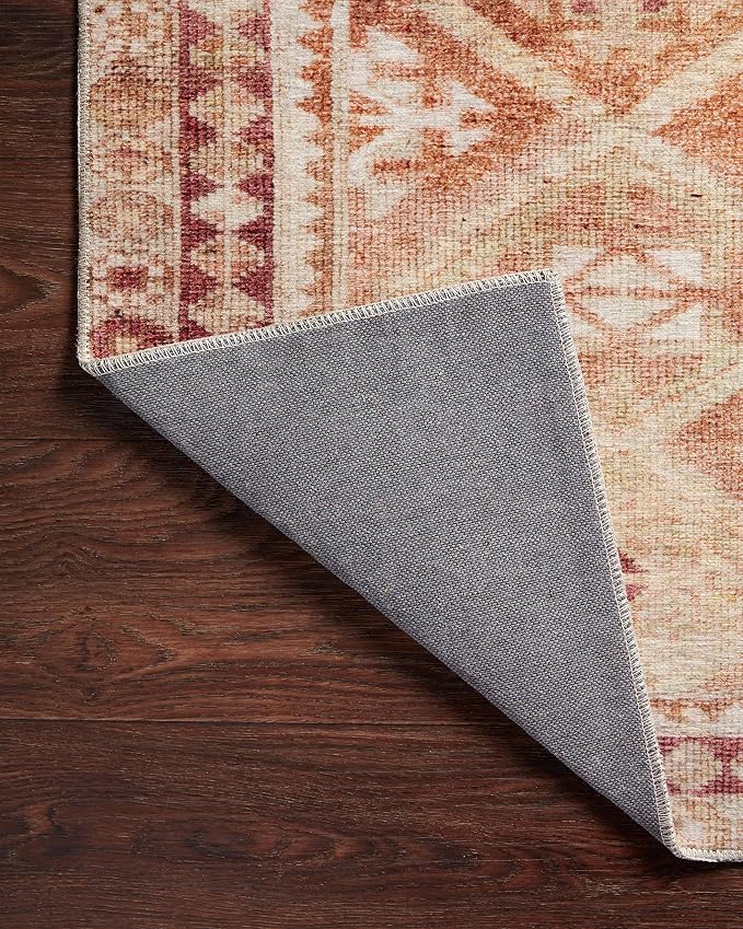 Loloi Layla Collection LAY-16 Natural/Spice 2'-3" x 3'-9" .13" Thick Accent Rug - Image 7