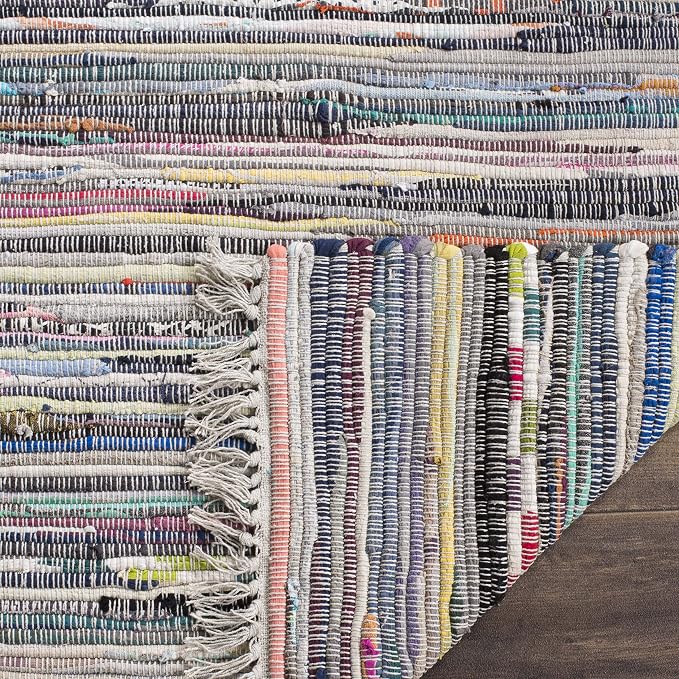 SAFAVIEH Rag Rug Collection Runner Rug - Image 5