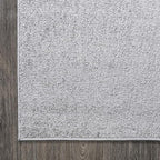 JONATHAN Y Haze Solid Low-Pile Light Gray Indoor Area Rug 10x14, Minimalist - Image 7