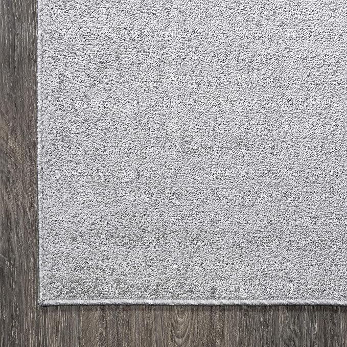 JONATHAN Y Haze Solid Low-Pile Light Gray Indoor Area Rug 10x14, Minimalist - Image 7