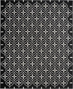 Nourison Home Nourison Essentials Black Ivory 8' x 10' Area Rug - Image 5