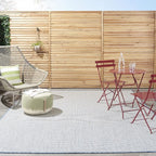 Nourison Home Courtyard Ivory Blue 9' x 12' Area Rug - Image 5