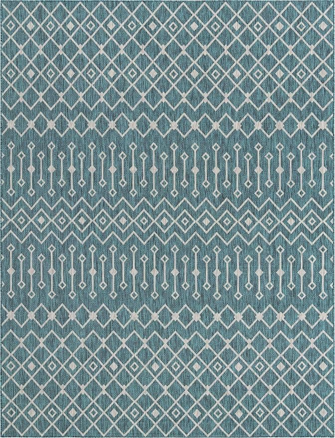 Unique Loom Outdoor Trellis Collection Area Rug - Image 12