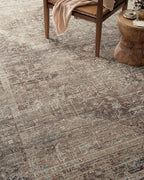 Loloi Magnolia Home by Joanna Gaines Millie Collection MIE-03 Charcoal/Dove - Image 4