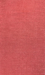 JONATHAN Y Haze Solid Low-Pile Red Indoor Area Rug 6x9, Minimalist, - Image 10