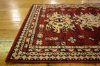 Unique Loom Taftan Collection Border Geometric Tribal Inspired Design Area Rug - Image 14