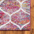 Rugs.com Lattice Frieze Collection Rug – 8' x 10' Multi Medium Rug Perfect - Image 8