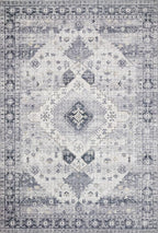 Loloi Skye Collection SKY-02 Silver/Grey 2'-6" x 10'-0" Runner Rug - Image 3