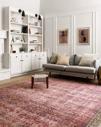 Loloi Loren Collection LQ-05 Eggplant/Crimson 5'-0" x 7'-6" Area Rug - Image 2