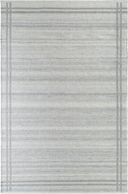 Mark&Day Wool Rugs, 5x8 Janmichael Solid and Border Gray Area Rug, Bedroom or - Image 3