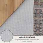Kuden 9x12 Large Area Rug, Machine Washable Area Rug - Image 7