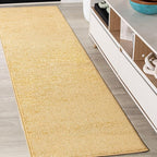 Eyely UES100B-210 Supersoft Haze Solid Low-Pile Indoor Runner Rug by eyely