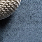 JONATHAN Y Haze Solid Low-Pile Navy 5' Round Indoor Area Rug, Minimalist - Image 4