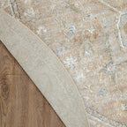 Nourison Home Astra Machine Washable Beige 5'3" x Round Area Rug - Image 10