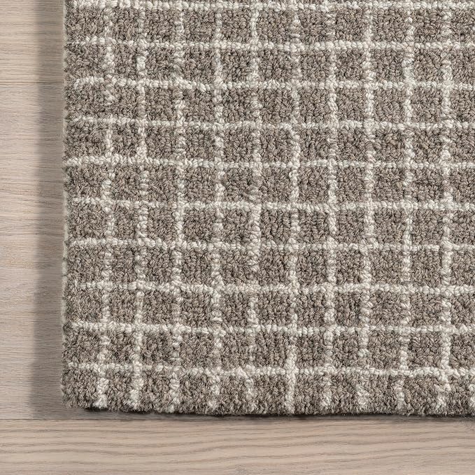 Rugs USA Melrose Grey, Wool & Cotton, Soft and Cozy, High Traffic, Stain - Image 4