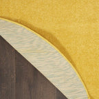 Nourison Home Nourison Essentials Yellow 6' x Round Area Rug - Image 6