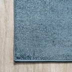JONATHAN Y Haze Solid Low-Pile Turquoise Indoor Area Rug 8x10, Minimalist - Image 6