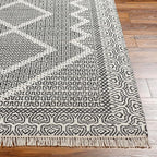 Mark&Day Wool Rugs, 2x8 Nishnabotny Cottage Dark Gray Runner Area Rug, Bedroom - Image 5
