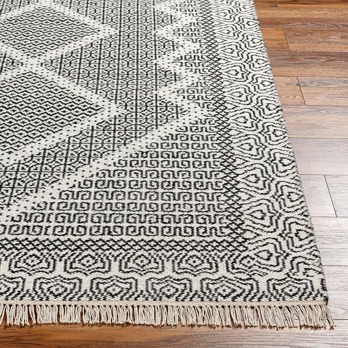 Mark&Day Wool Rugs, 2x8 Nishnabotny Cottage Dark Gray Runner Area Rug, Bedroom - Image 5