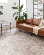 Loloi II Skye Collection SKY-01 Blush/Grey 2'-3" x 3'-9" Accent Rug by Loloi