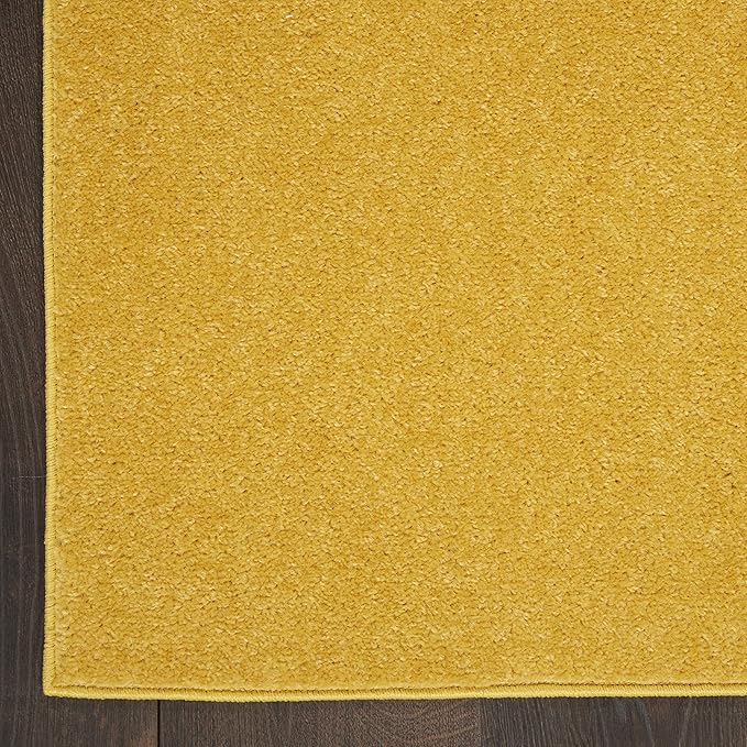 Nourison Home Nourison Essentials Yellow 2'2" x 16' Area Rug - Image 5