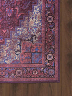 Fame Rugs Turkish Rug. Washable Vintage Oriental Antique Inspired Traditional - Image 7