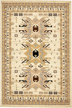 Unique Loom Taftan Collection Border Geometric Tribal Inspired Design Area Rug - Image 10