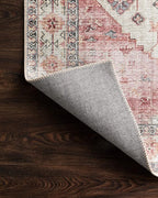 Loloi Skye Collection SKY-02 Ivory/Berry 2'-6" x 10'-0" Runner Rug - Image 8
