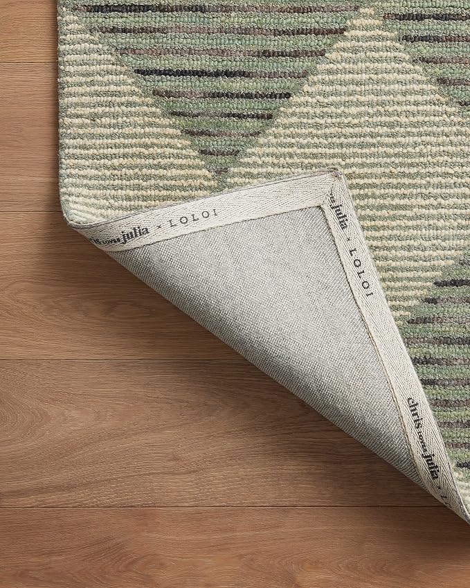 Loloi Chris Loves Julia Francis Collection FRA-01 Spa/Granite 5'-0" x 7'-6" - Image 9