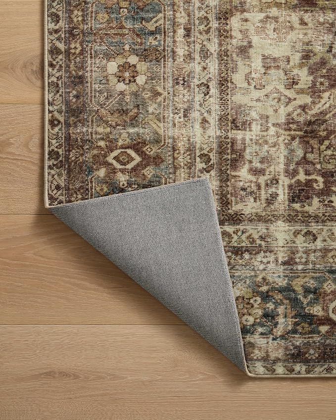 Loloi Magnolia Home by Joanna Gaines Sinclair Collection SIN-01 Rust/Lagoon - Image 11