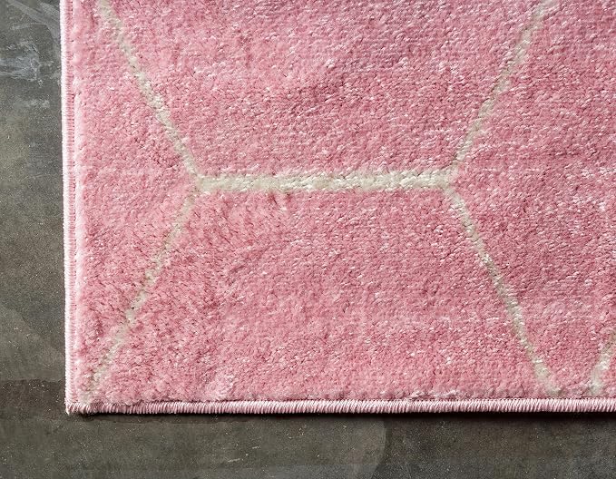 Unique Loom Trellis Frieze Collection Area Rug - Image 7