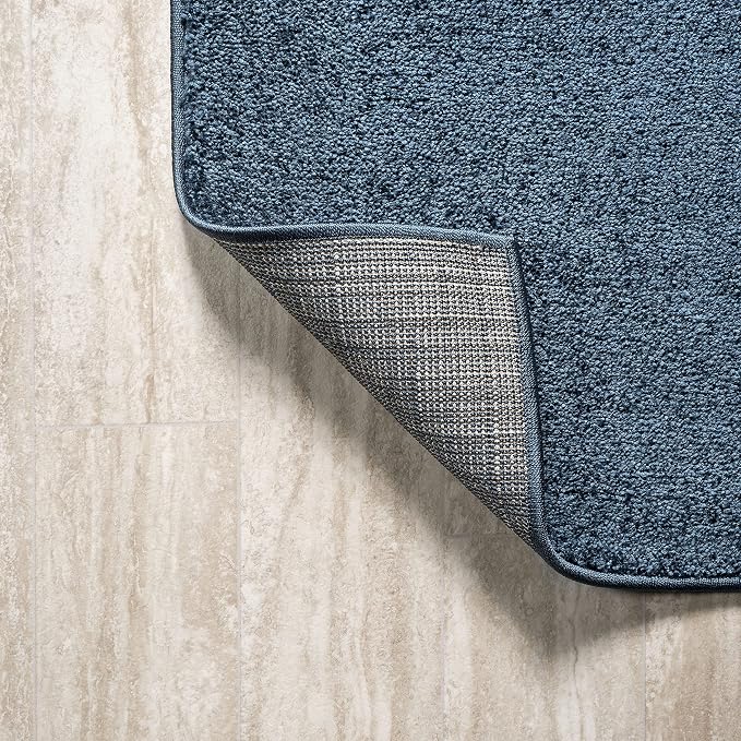 JONATHAN Y Haze Solid Low-Pile Navy Indoor Area Rug 6x9, Minimalist, - Image 7