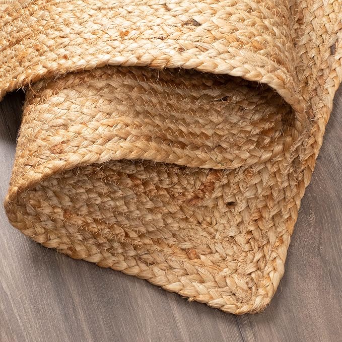 Savi Home Natural Jute Rug 3x5 Ft – Handwoven Braided Area Rug - Image 3