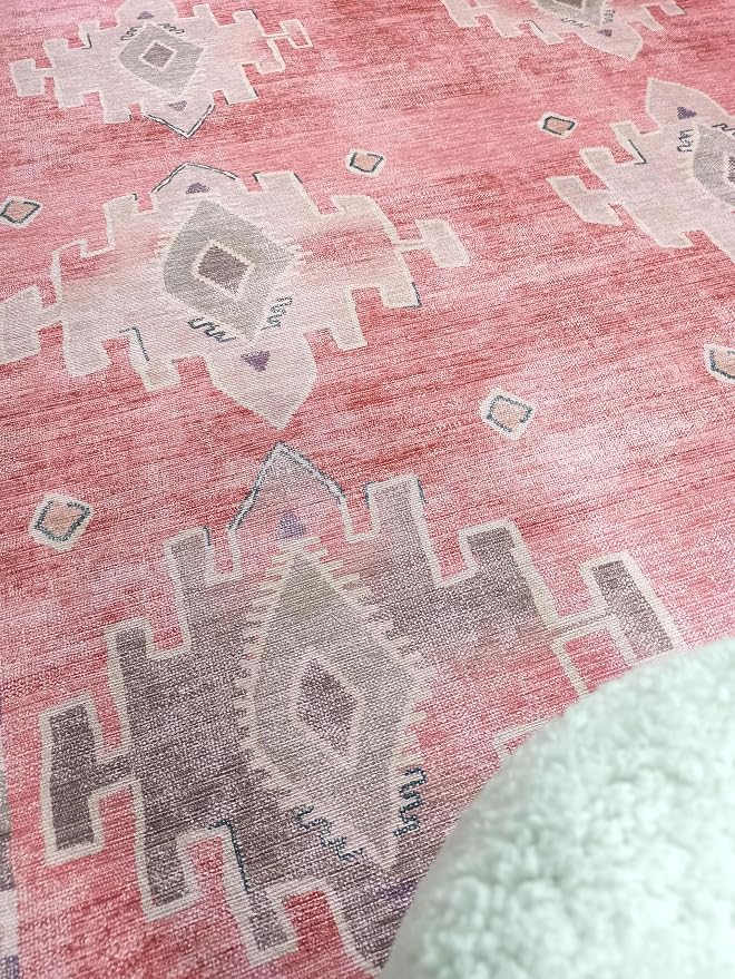 Fame Rugs Turkish Rug. Washable Vintage Oriental Antique Inspired Traditional - Image 6