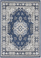 Home Dynamix Premium Sakarya Traditional Medallion Border Area Rug, Midnight - Image 4