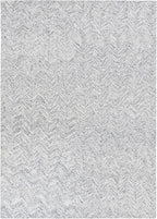Modern Herringbone Chevron Collection Handcrafted Wool Area Rug by RestorationandRenovation