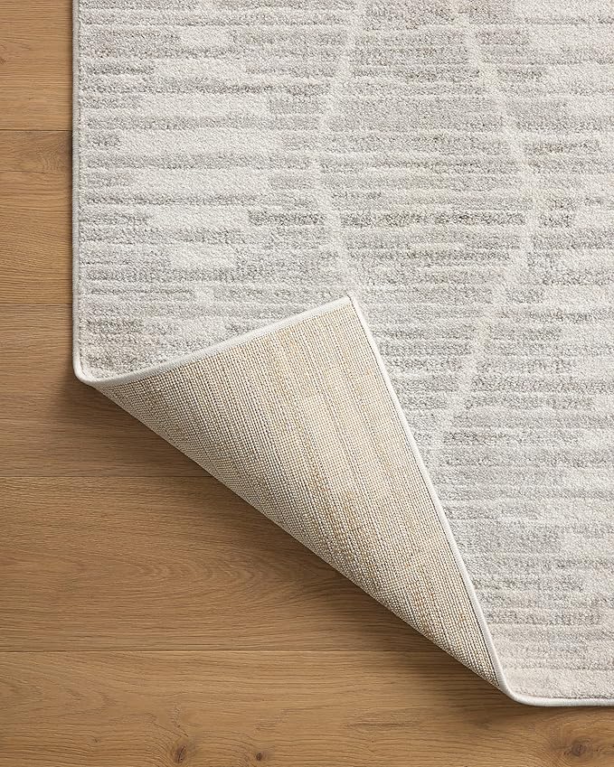 Loloi Kamala Collection KAM-02 Ivory/Silver 2'-7" x 8'-0" Runner Rug - Image 6
